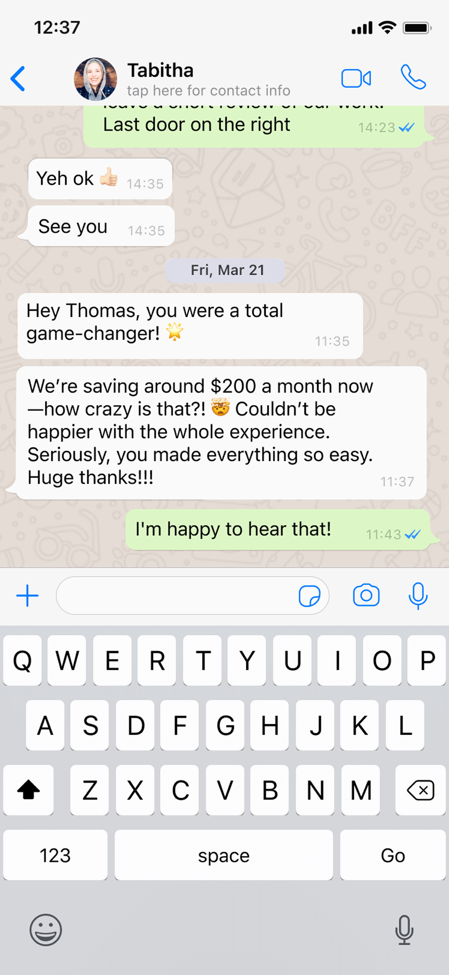 Review from Tabitha