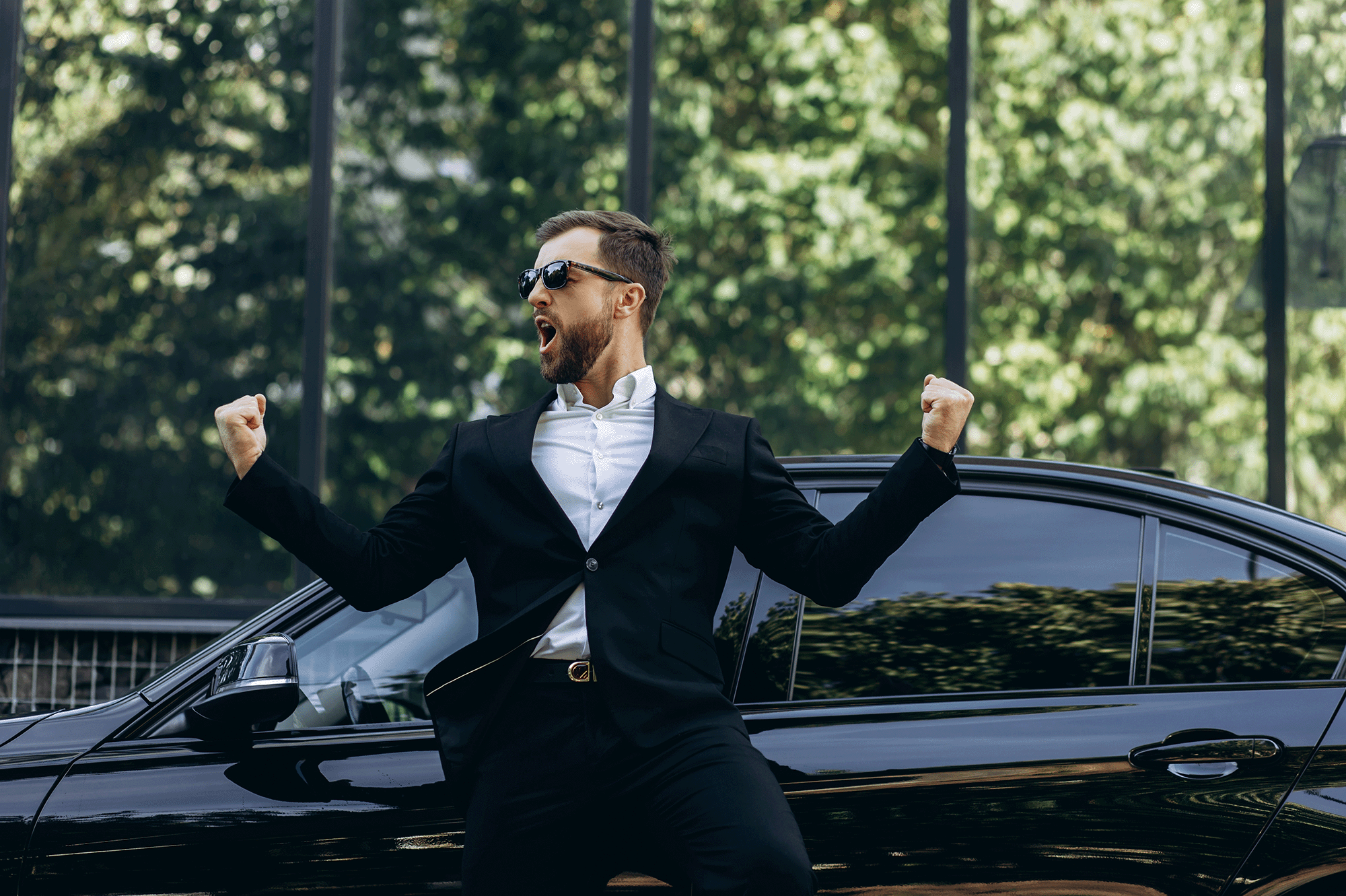 Customer by car